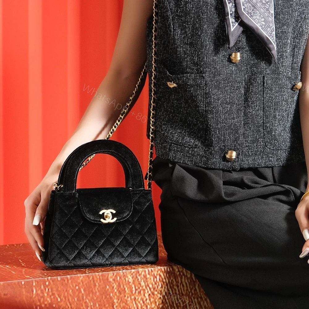 View 12 of 高仿Chanel*24A系列AS4416絲絨Mini斜挎包免檢版