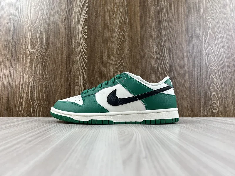 Green-White Nike-Inspired Low-Top Sneaker: All-Day Comfort — view 1
