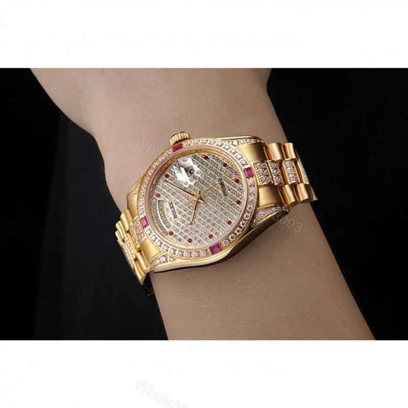 View 11 of Superclone Rolex Day-Date Diamond Dial 621614 37 mm