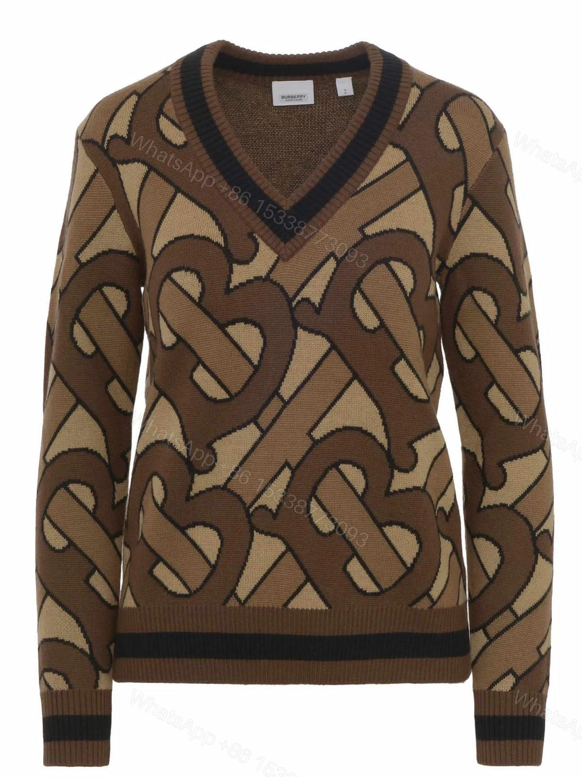View 2 of FIRST COPY BURBERRY EXCLUSIVE ROUND NECK SWEATERS