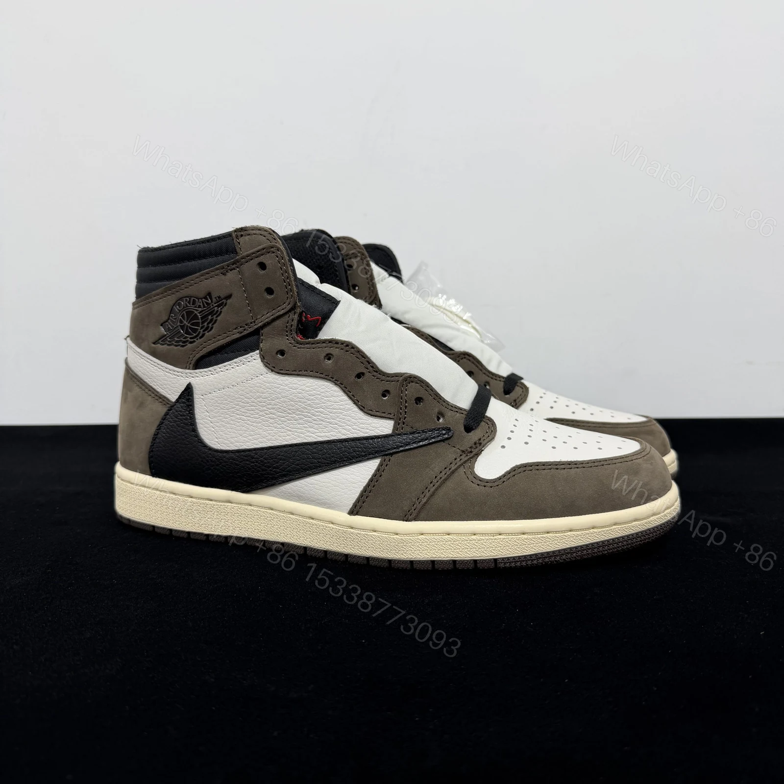 View 8 of Travis Scott × Air Jordan 1 High OG ‘Mocha’ Reps