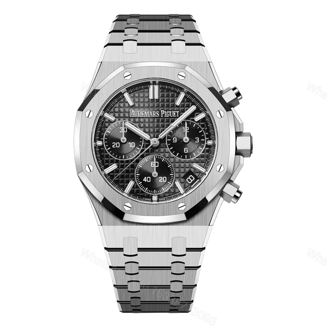Audemars Piguet Royal Chronograph Black Dial Replica — view 1