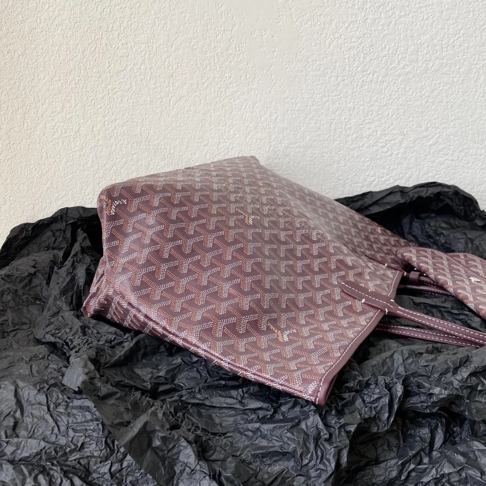 View 3 of 高仿Goyard*STLOUIF滿印Tote購物袋朱紅中號免檢版