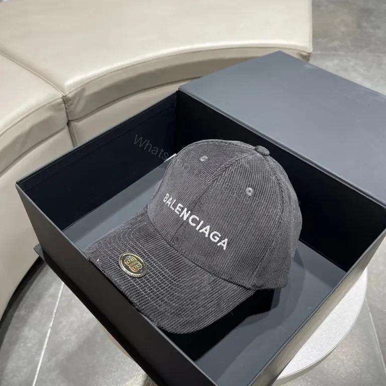 View 2 of Balenciaga-Inspired Logo Cap â€“ Subtle Luxury Everyday Cap