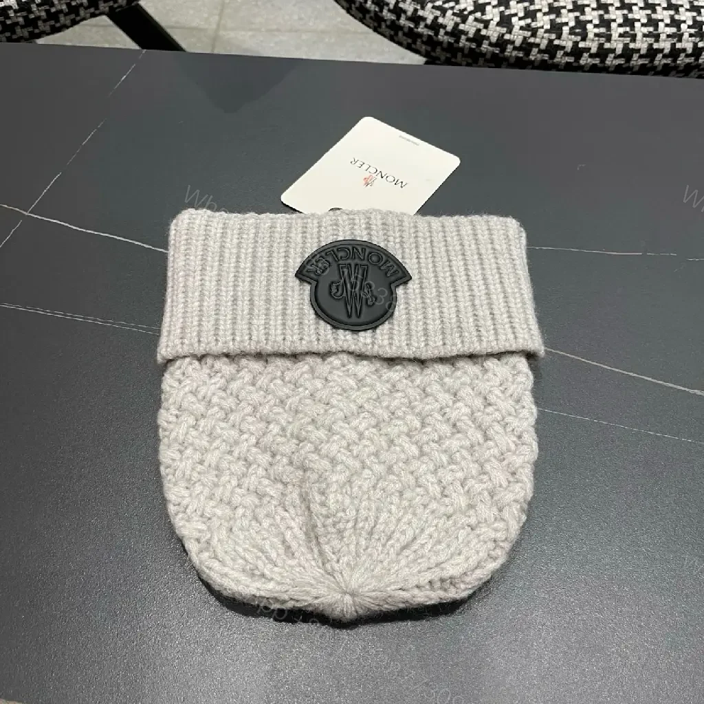 View 8 of Cozy Knit Beanie in Gray: Premium Textured Warmth
