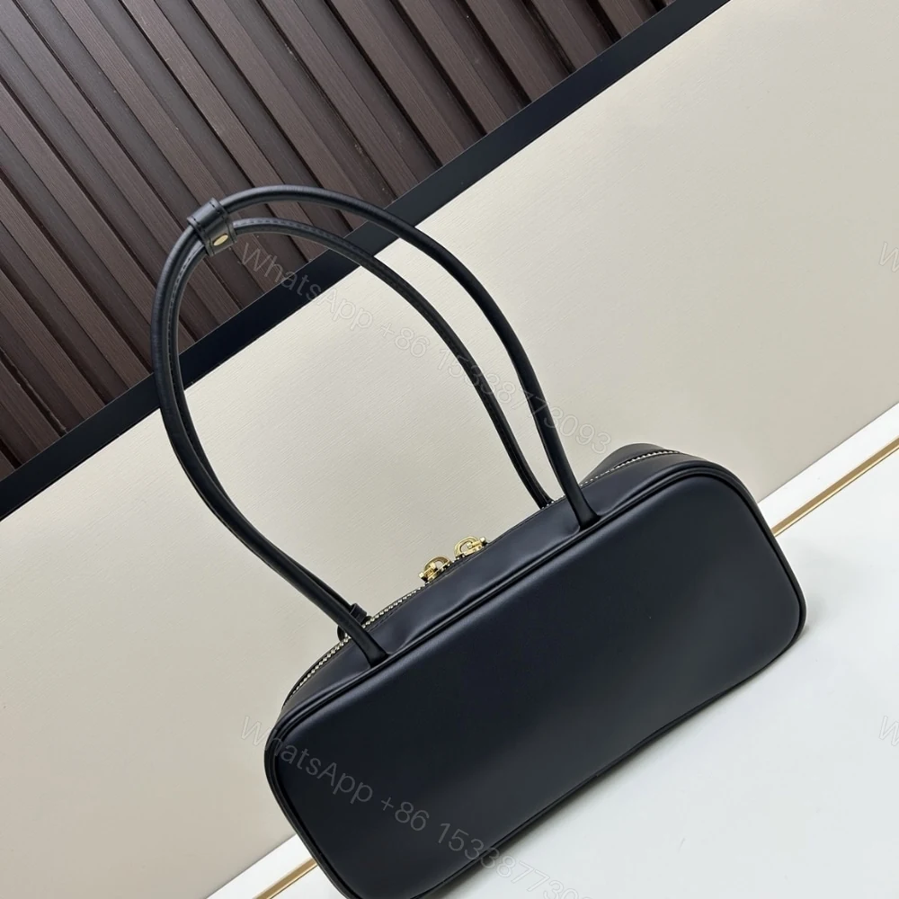 View 4 of MIUMIU BEAU BAG SAND BLACK 28CM 5BB173 2CRW F0002 V OTM