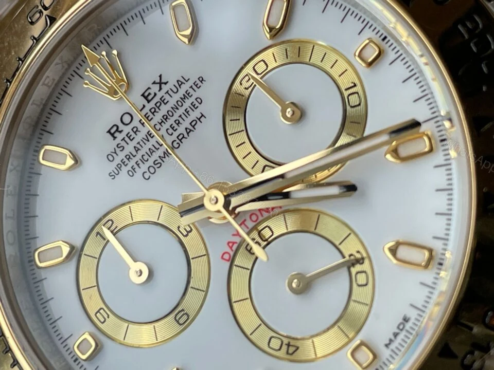 View 9 of BTF factory 1:1 Rolex Daytona 116523 SS 904L & Yellow Gold White Dial A4130
