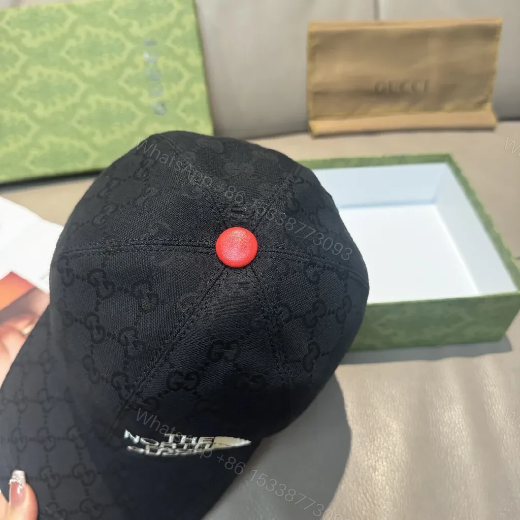 View 6 of Black Monogram Cap: The North Face G Embroidery Cap