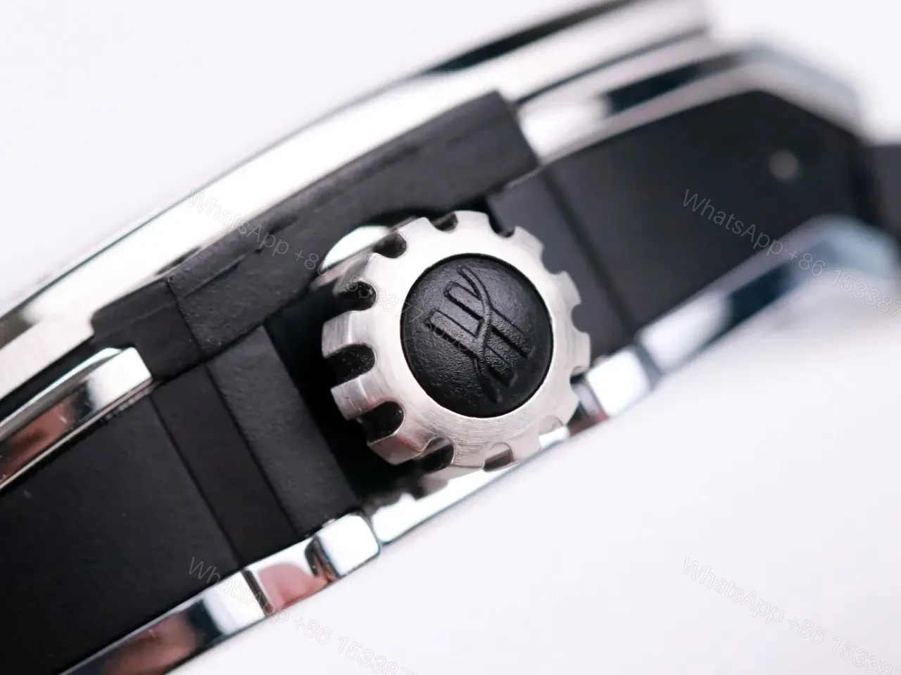 View 7 of Hublot Masterpiece Series 906 Custom Tourbillon Watch Rose Gold/Platinum Black and Red Leather Strap