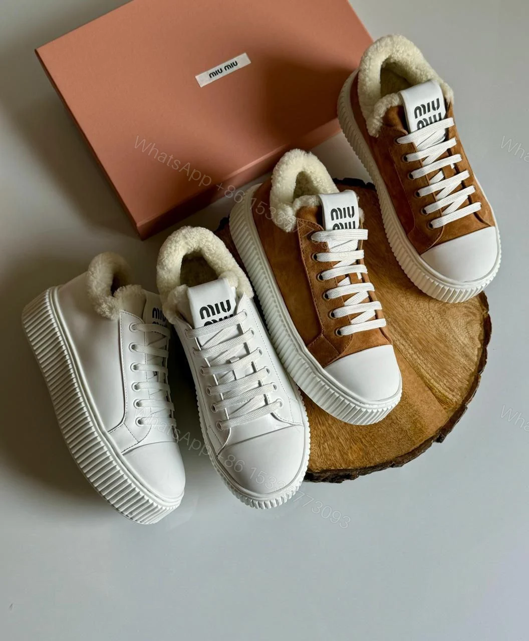 View 5 of MIU MIU Skateboard Shoes Women’s Low