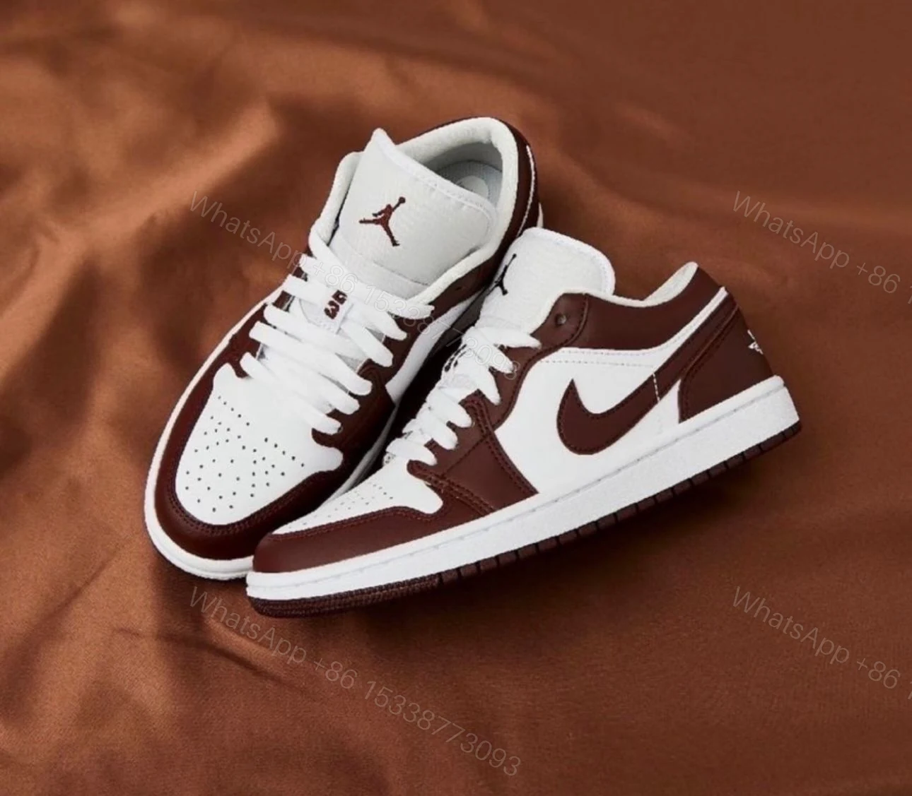 View 3 of FIRST COPY NIKE AIR JORDAN 1 LOW TEAM RED FOR MEN