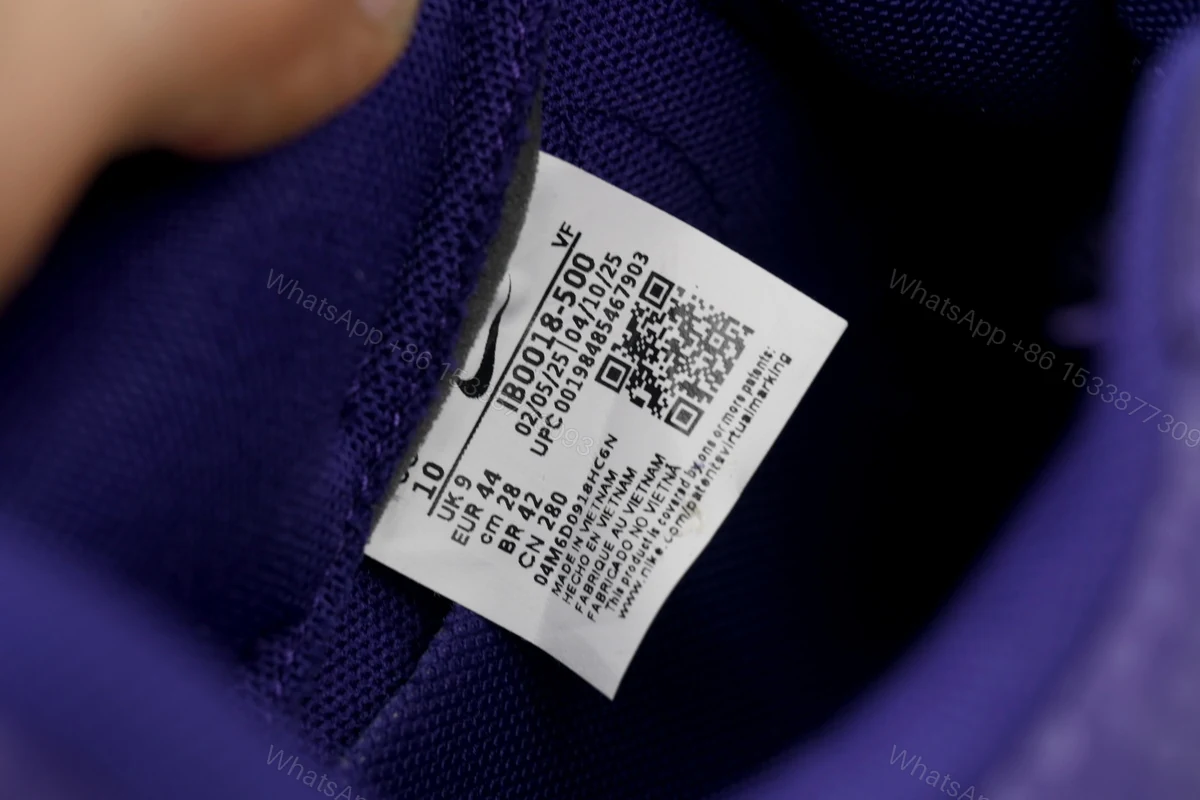 View 5 of Kobe Bryant x Air Force 1 Low 'Court Purple' IB0018-500