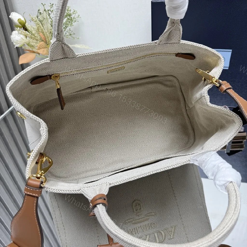 View 3 of Structured Canvas Satchel: Luxe Leather Accents, Everyday Carry