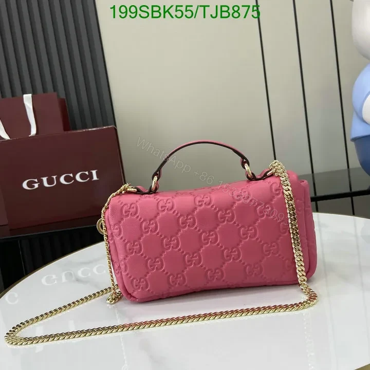 View 99 of Gucci Rosso Ancora Red Leather Mini Top Handle Bag HG258