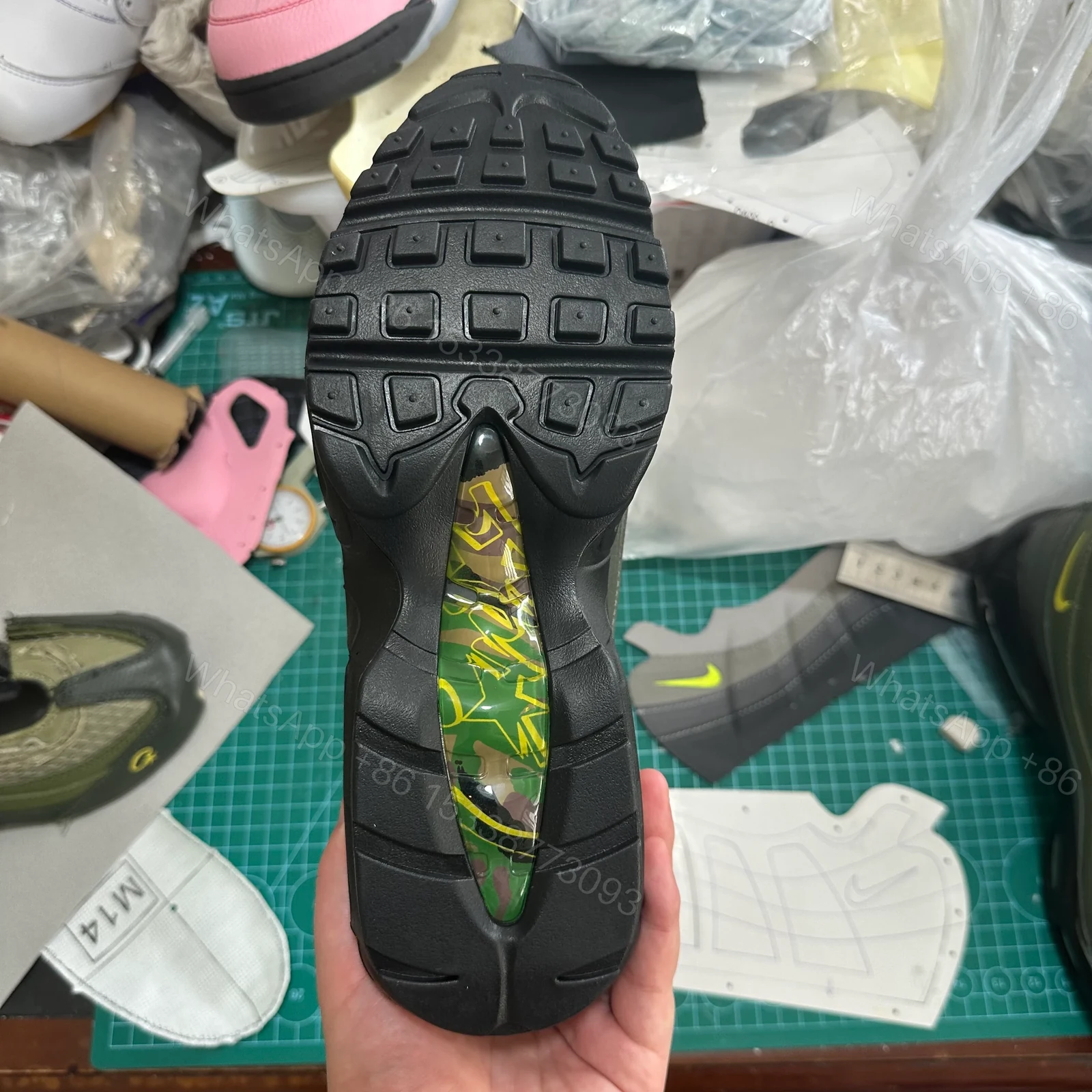 View 9 of Nike Air Max 95 SP Corteiz Gutta Green