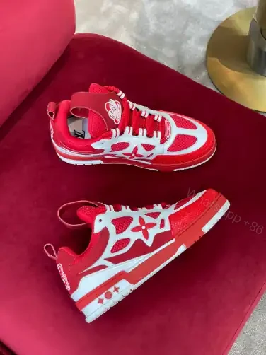 View 8 of LOUIS VUITTON SKATE SNEAKERS IN RED – LSVT390