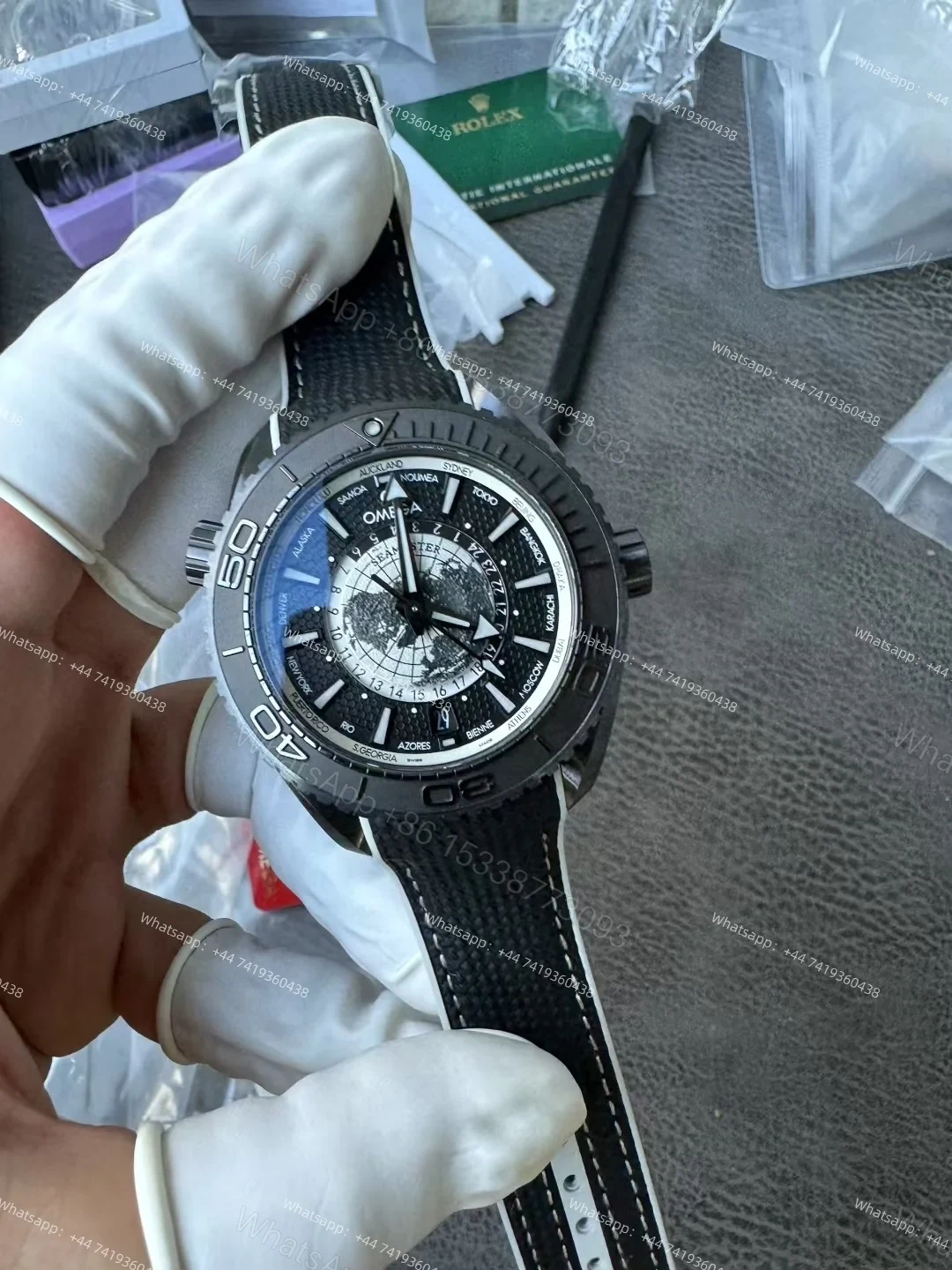 View 3 of Omega Super Clone Seamaster Planet Ocean 600M 45.5MM 215.92.46.22.01.007