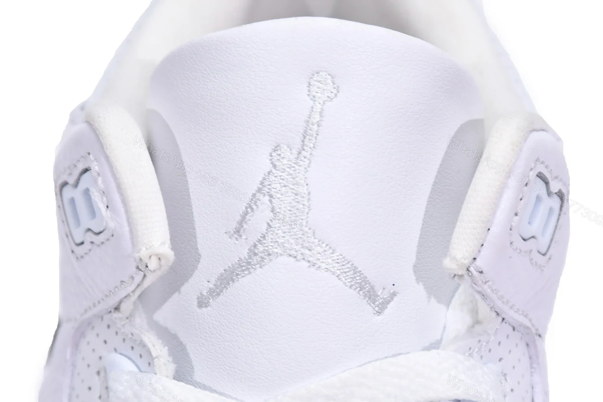 View 3 of Fragment Design x Air Jordan 3 Black White DA3595-100
