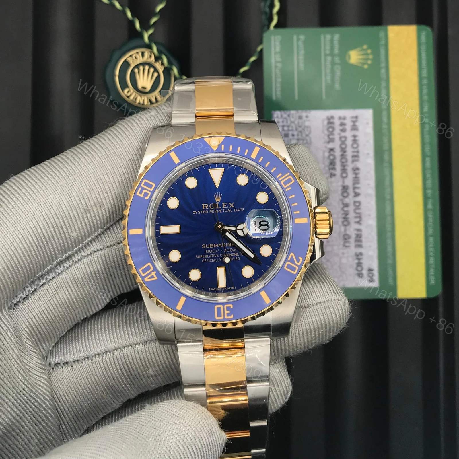 Rolex Submariner Blue Super Clones — view 1