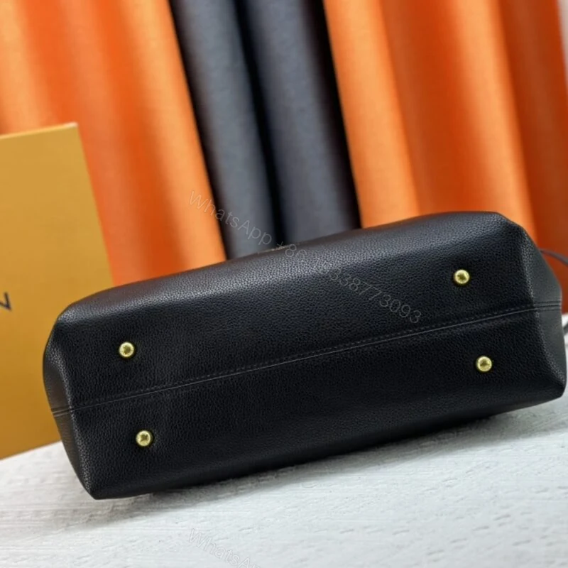 View 5 of Louis Vuitton Low Key Cabas MM Grained Black 47Cm M25341