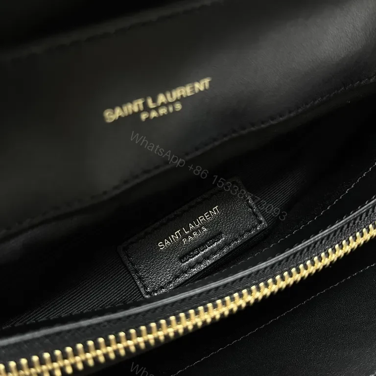 View 7 of Chic Black Leather Satchel â€“ Quilted Luxury Everyday Bag