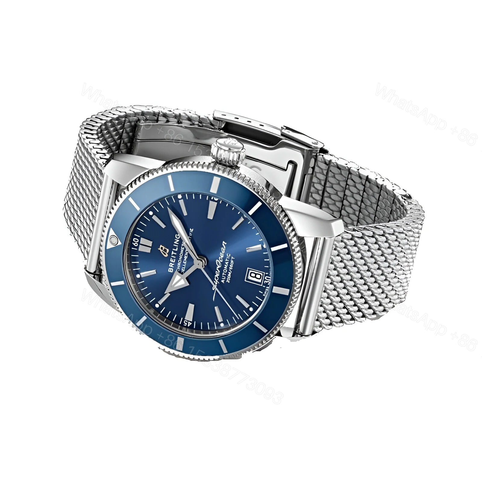 View 2 of Breitling Superocean Blue AB2010161C1A1 Replica