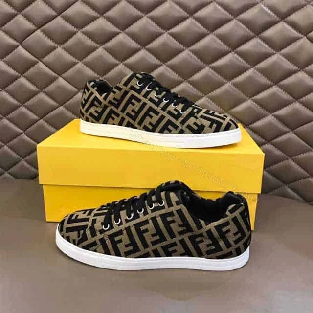View 4 of FENDI FF MOTIF MESH SNEAKERS – FD15