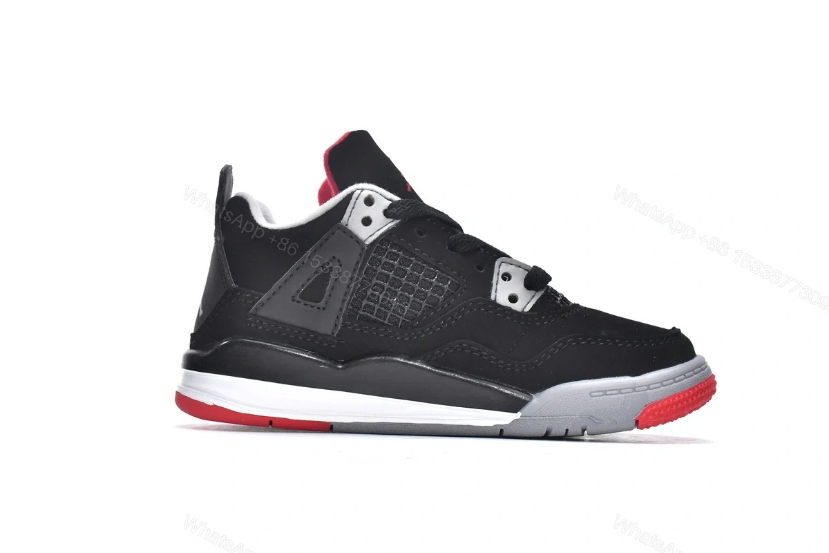 View 3 of Jordan 4 Kids Shoes Retro Bred (2019) BQ7660-060