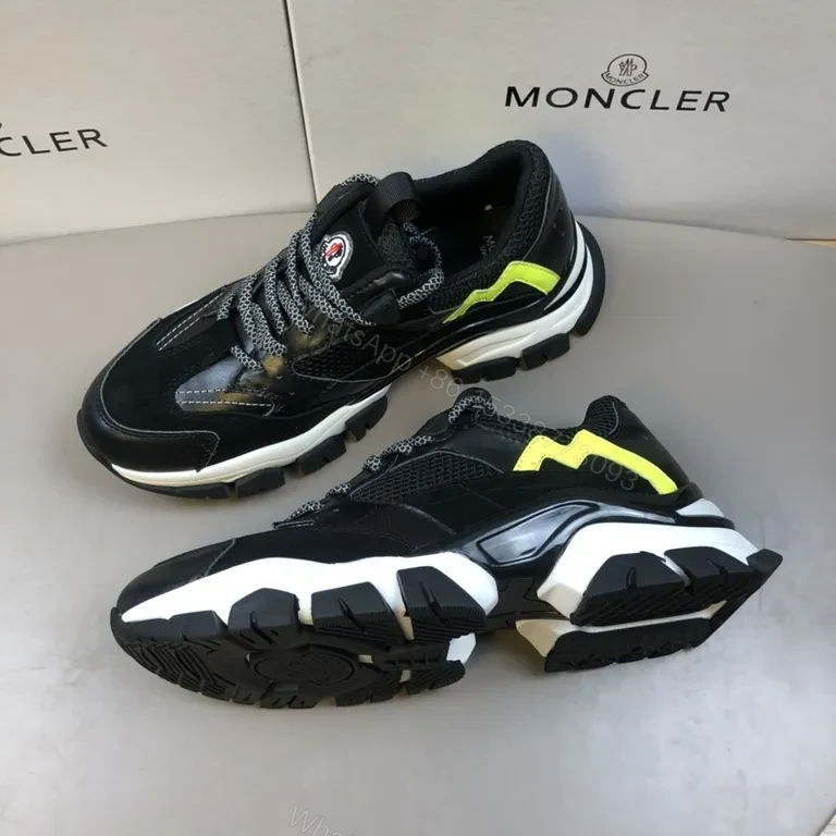 View 9 of Neon-Lite Moncler-Style High-Top Sneakers