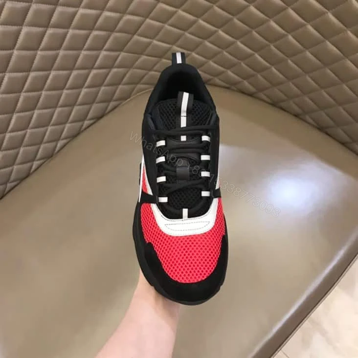 View 4 of B22 SNEAKER TECHNICAL MESH WITH AND CALFSKIN – CD110