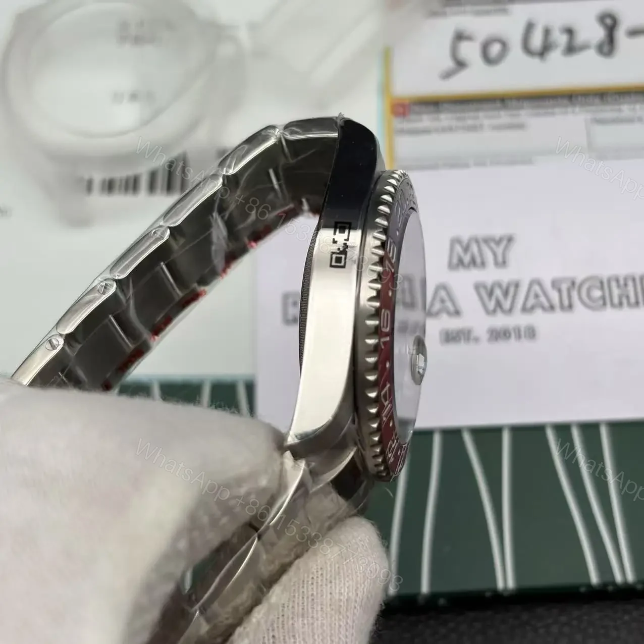 View 8 of Replica Super Clone Pepsi Rolex GMT Master 2