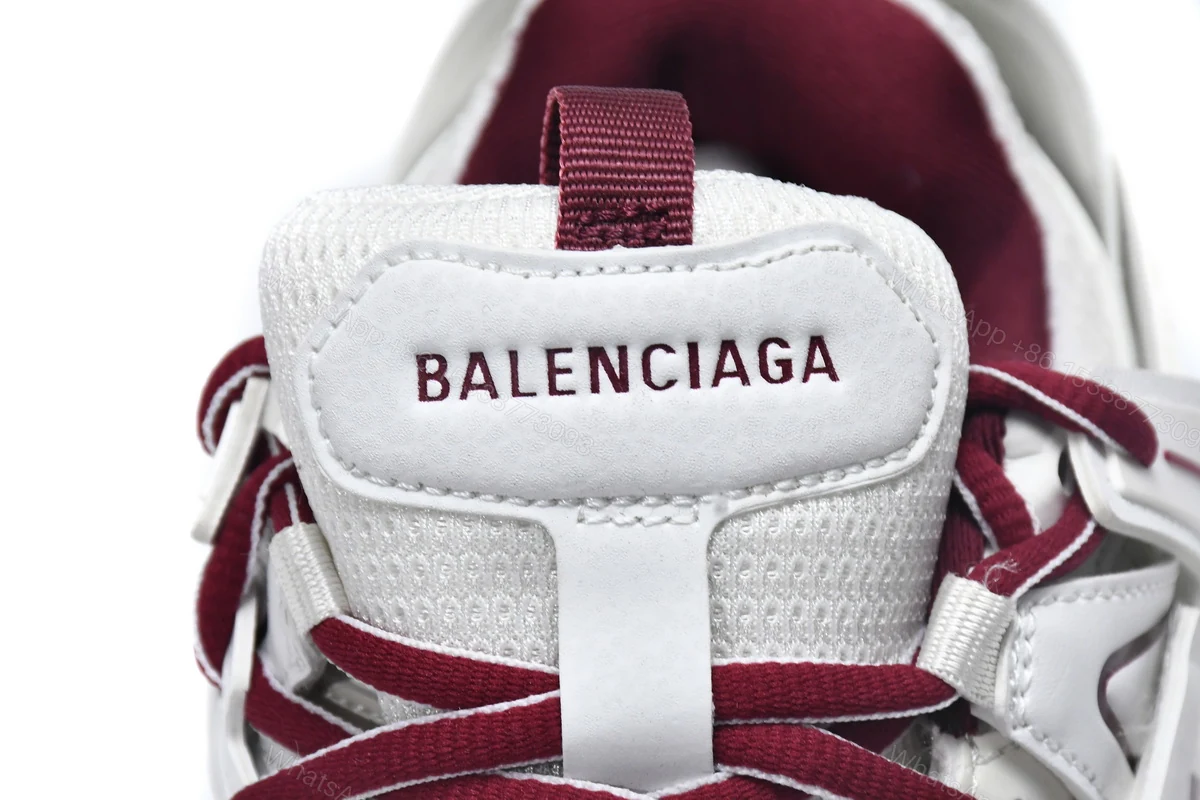 View 6 of Balenciaga Track White Claret Red 542436 W1JH 1915