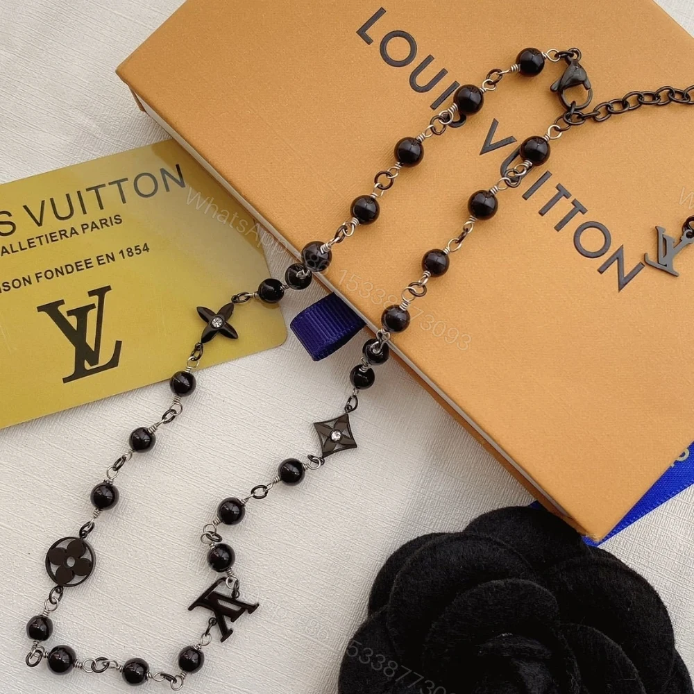 View 5 of LOUIS VUITTON LV PEARLS NECKLACE BLACK M02445