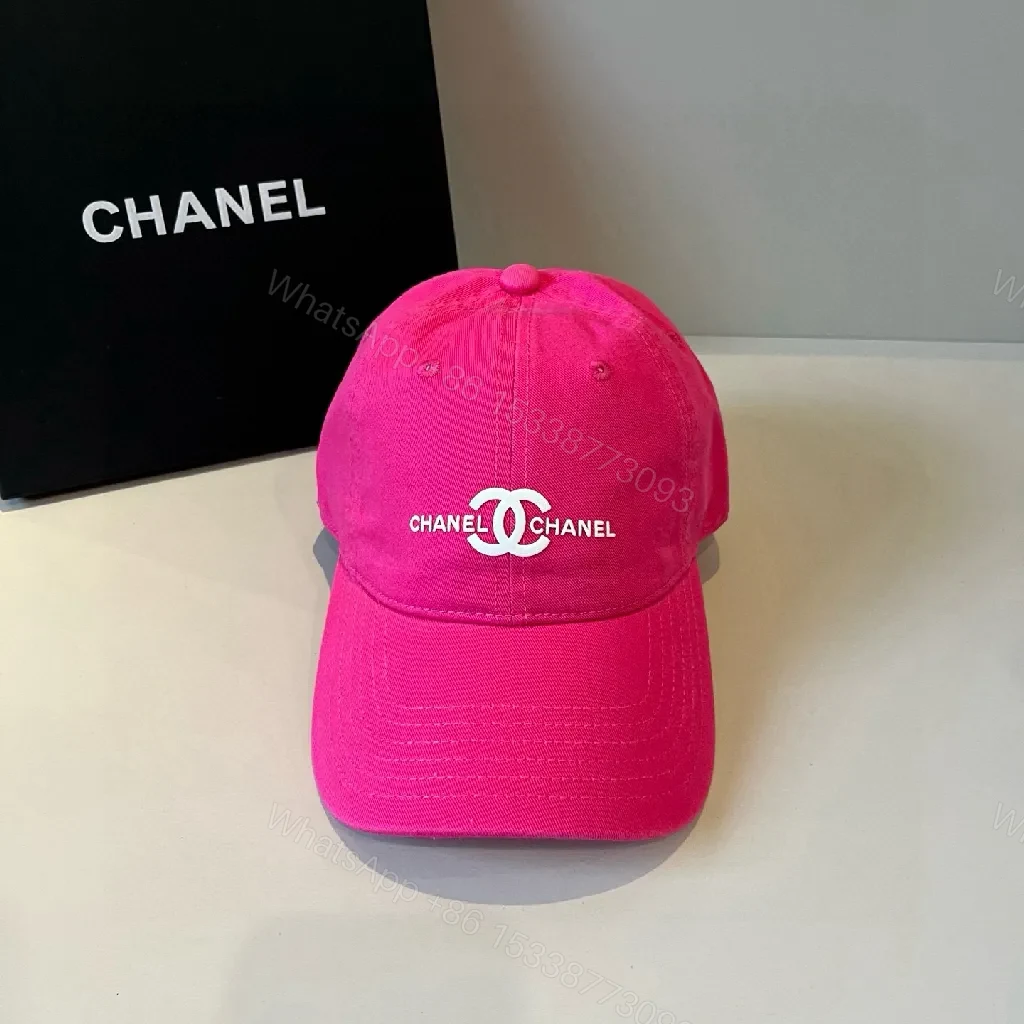 View 7 of Colorful Cotton Cap: Luxe-Inspired, Logo-Detail Cap