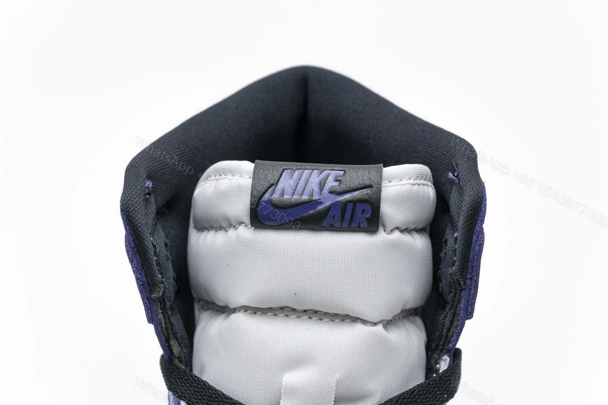 View 7 of Air Jordan 1 Retro High Court Purple White 555088-500