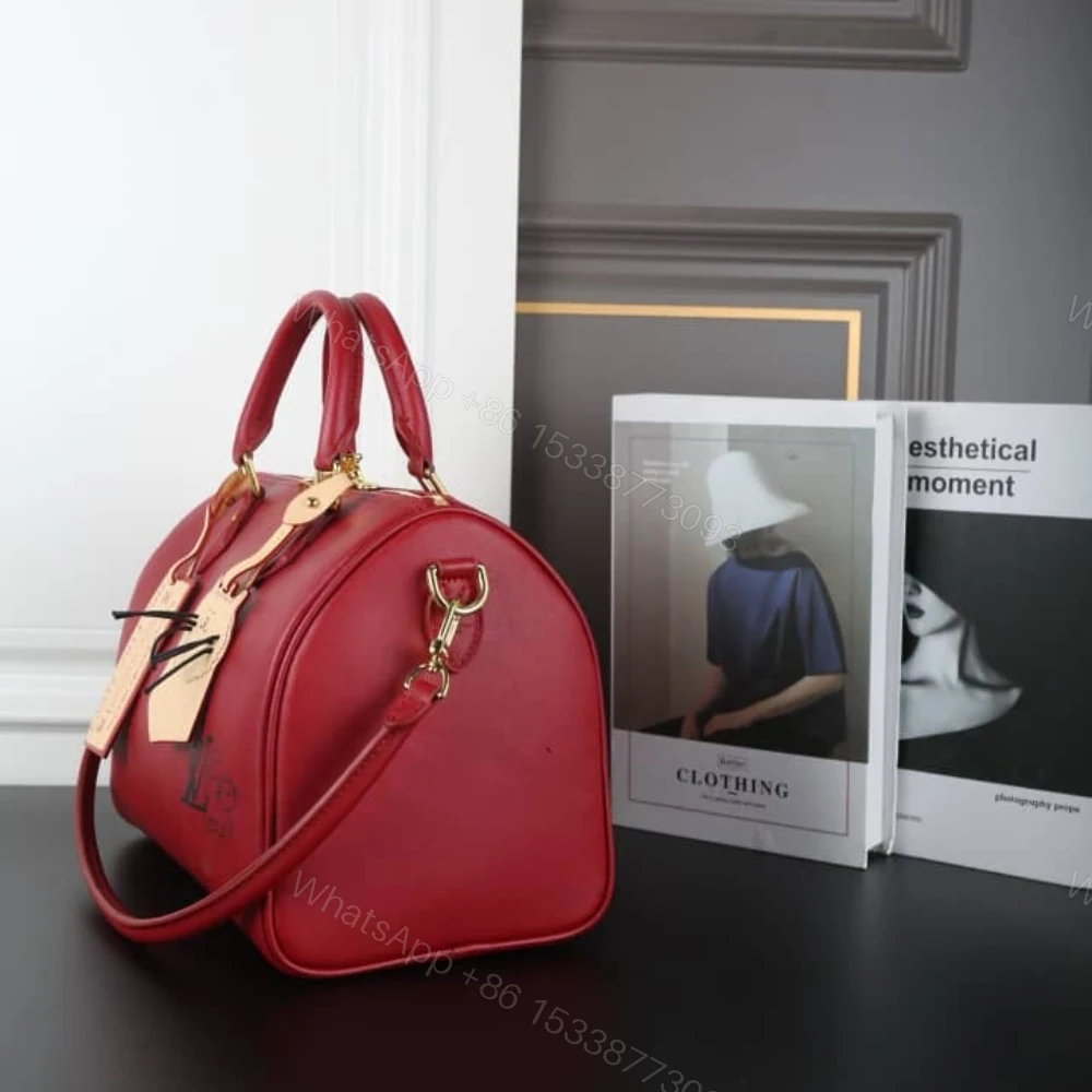 View 3 of Louis Vuitton Speedy Soft 30 Plum 30Cm M25766