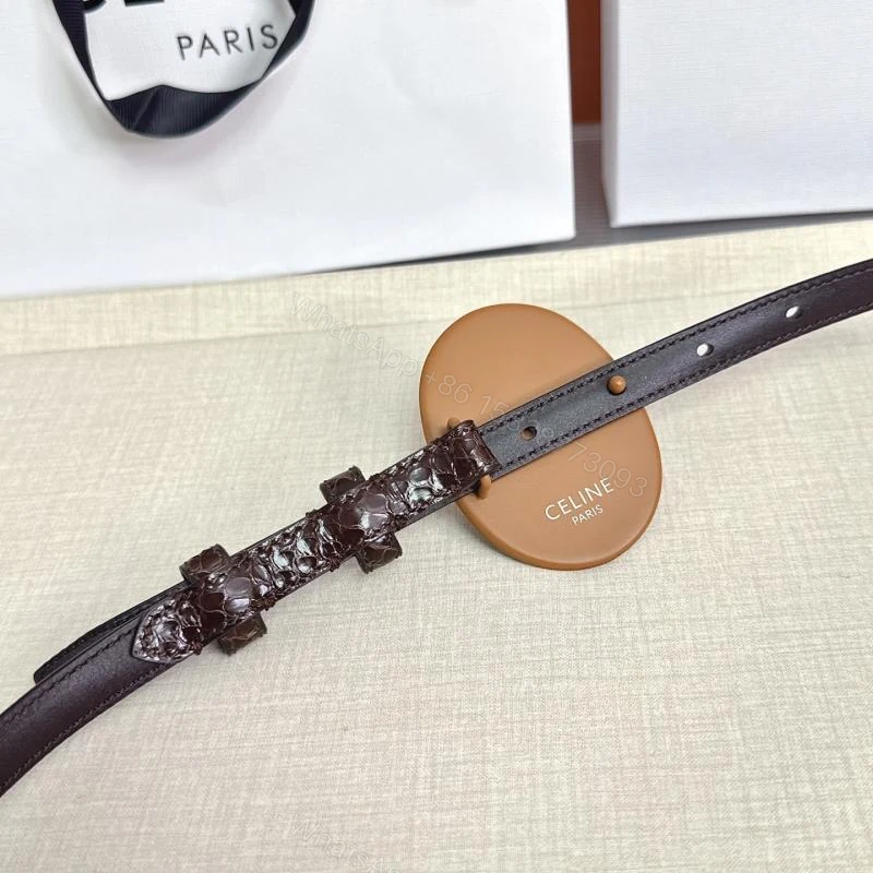 View 8 of Celine赛琳1.3cm女士双面牛皮腰带_高仿a货厂家-奢品库