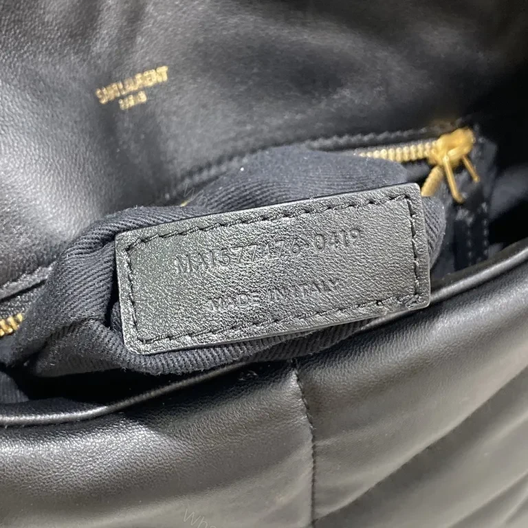 View 7 of Chic Quilted Leather Bag â€” YSL-Inspired, Gold Hardware, Crossbody