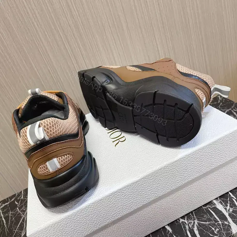 View 5 of B22 SNEAKER TECHNICAL MESH WITH AND CALFSKIN – CD128