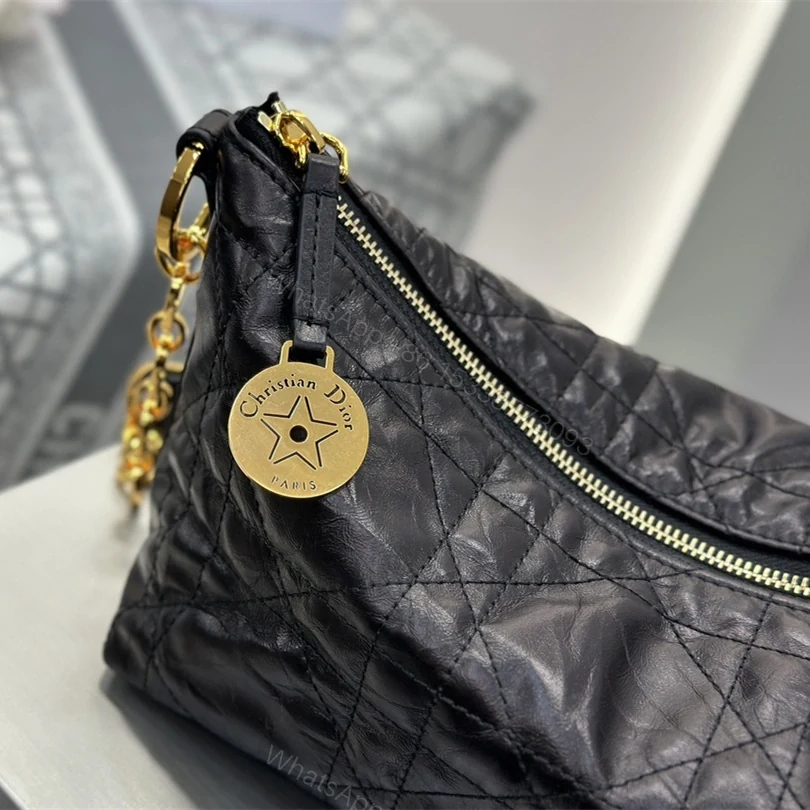 View 7 of 高仿Dior*Star系列S3202M900鏈條單肩腋下包黑色免檢版