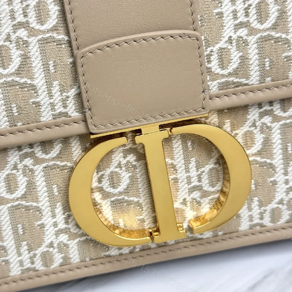 View 4 of Chic Monogram Bag: Gold Chain Crossbody Elegance