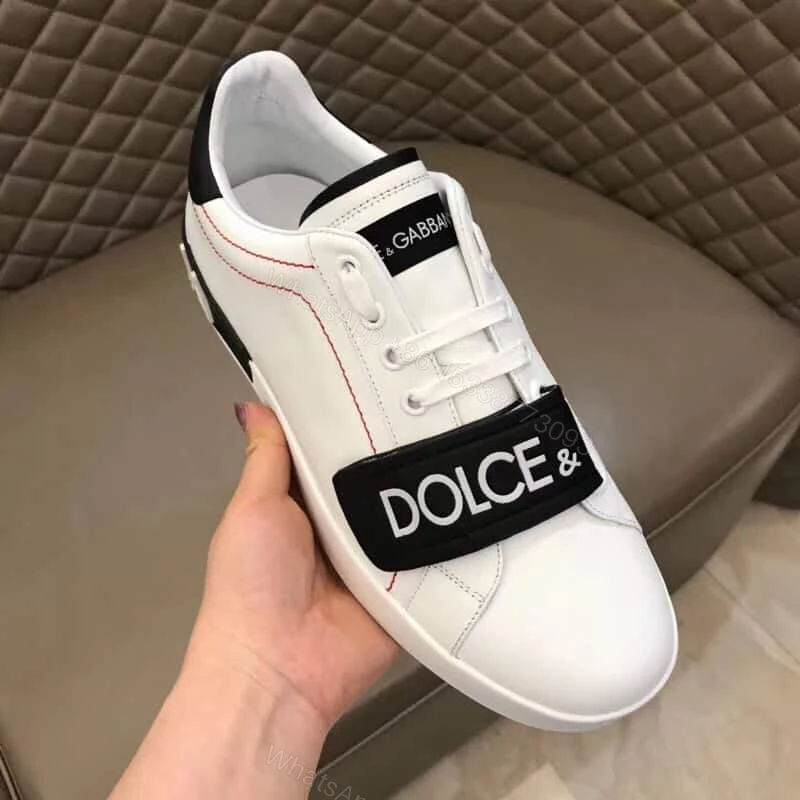 View 7 of DOLCE & GABBANA UNISEX SHOES PORTOFINO SNEAKERS IN NAPPA CALFSKIN – DG24