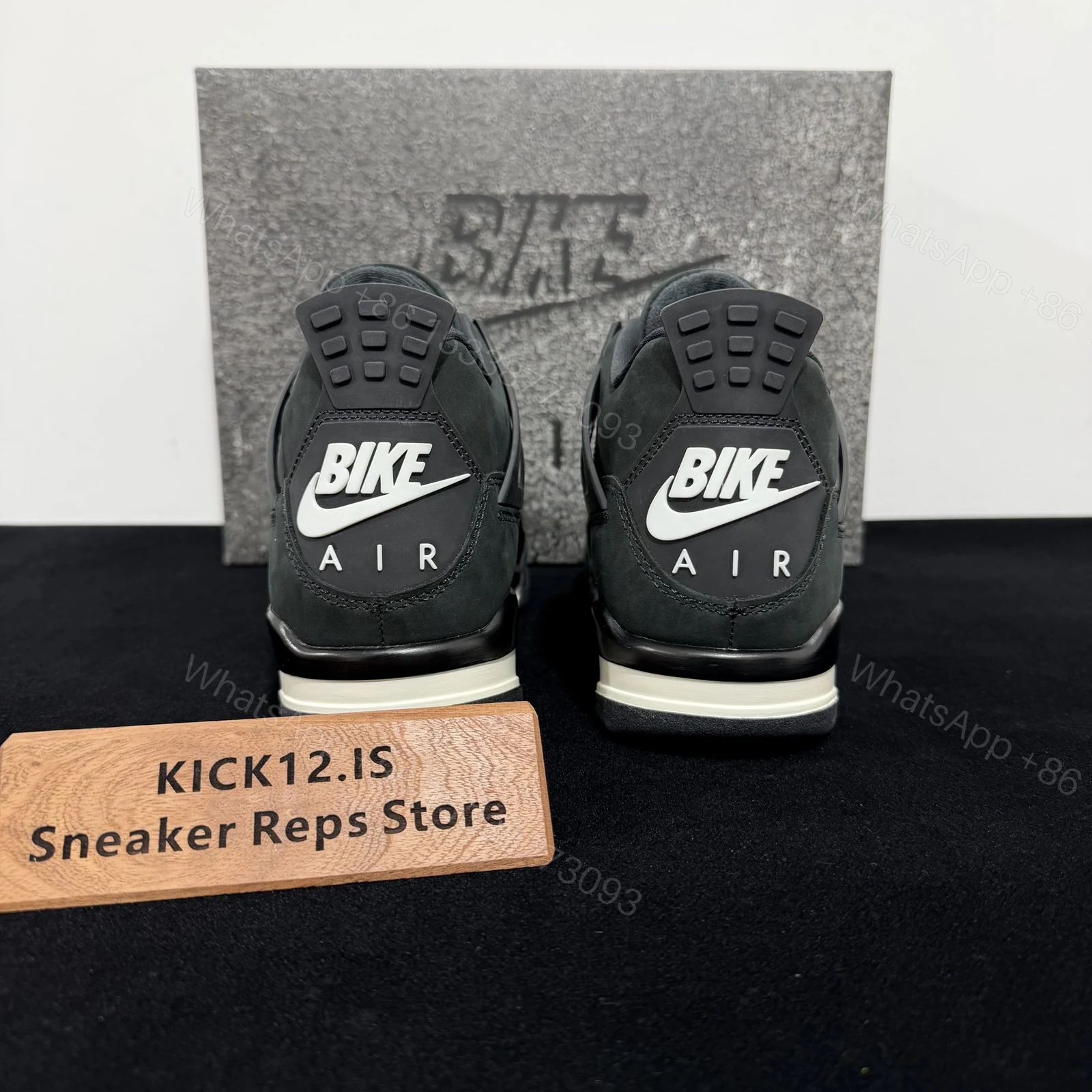 View 6 of Air Jordan 4 Retro Nigel Sylvester Brick by Brick Black