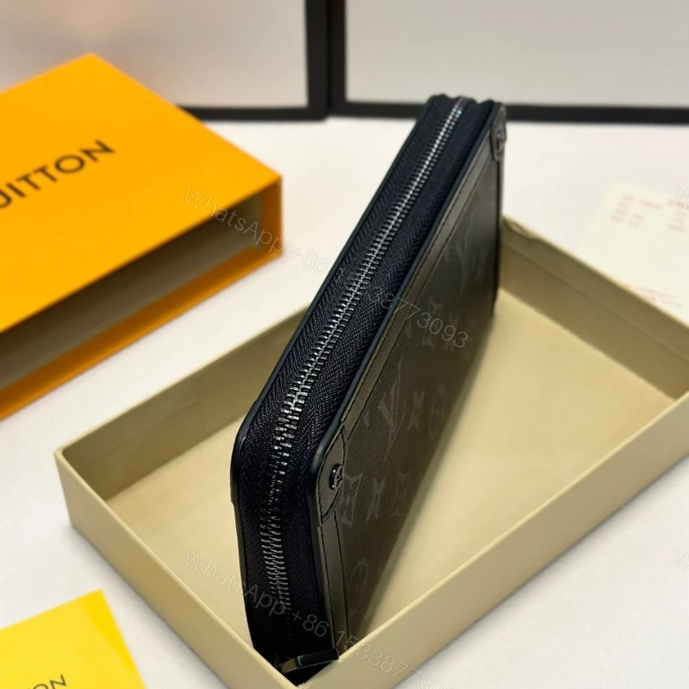 View 12 of SUMMER SET: LOUIS VUITTON KEEPALL BANDOULIÈRE 50 MONOGRAM ECLIPSE & LONG WALLET MONOGRAM ECLIPSE TRUNK ZIPPY BLACK 19CM