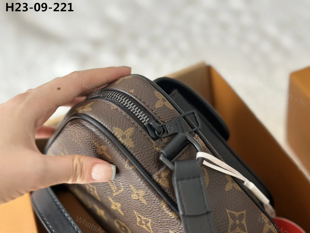 View 6 of LOUIS VUITTON CHRISTOPHER WEARABLE WALLET MONOGRAM BROWN 18CM M69404