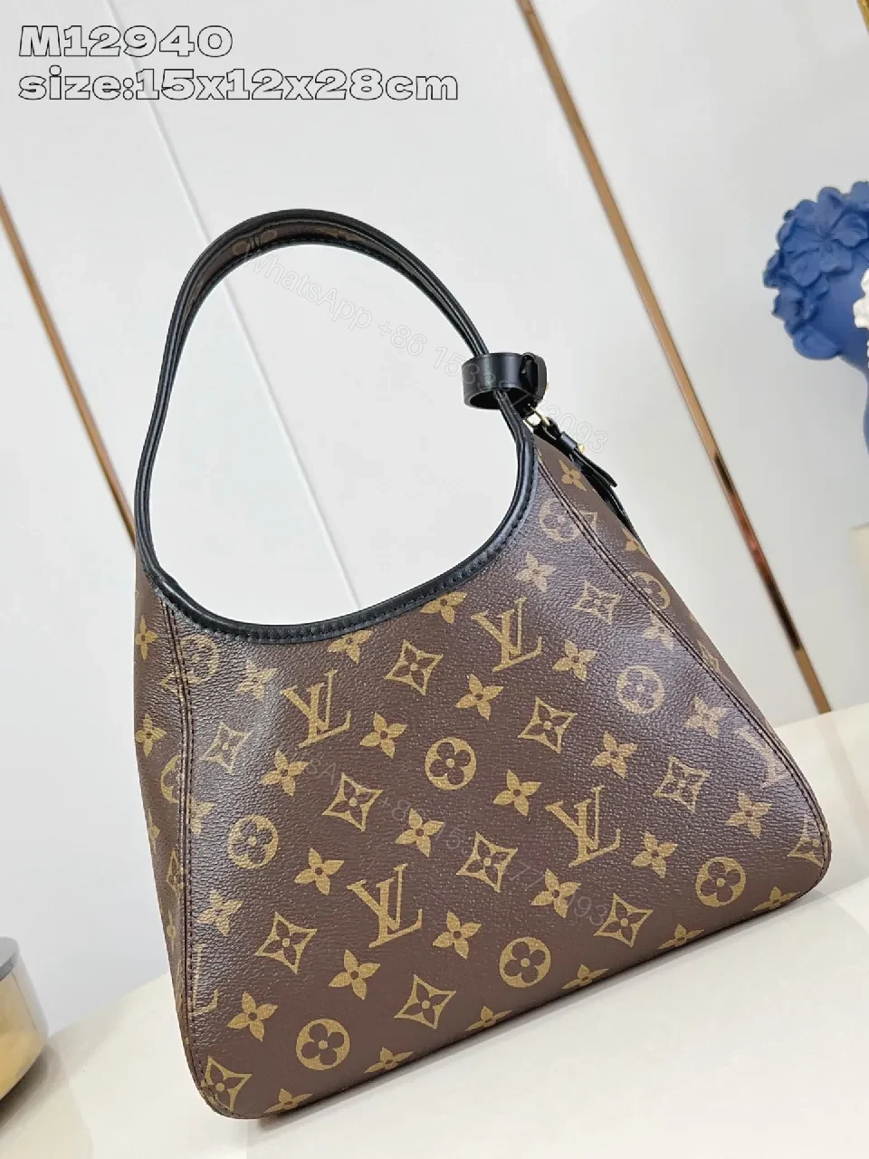 View 2 of Structured Monogram Satchel: Luxe, Modern, Durable Carryall