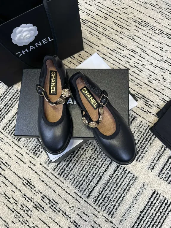 Chanel-Inspired Leather Mary Janes with Glam Hardware — view 1