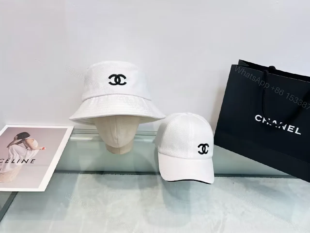 View 5 of Chic Canvas Cap: Premium Cotton, Logo-Embroidered, Everyday Luxury Cap