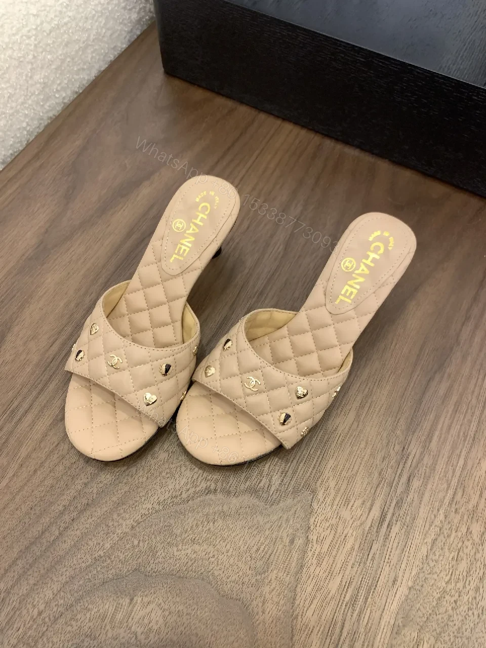 Quilted Slip-On: Luxe Neutral Chic Casual Sneaker — view 1