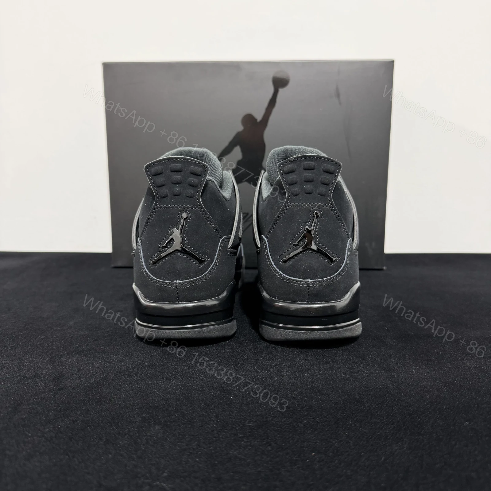 View 6 of Air Jordan 4 Retro Black Cats Reps